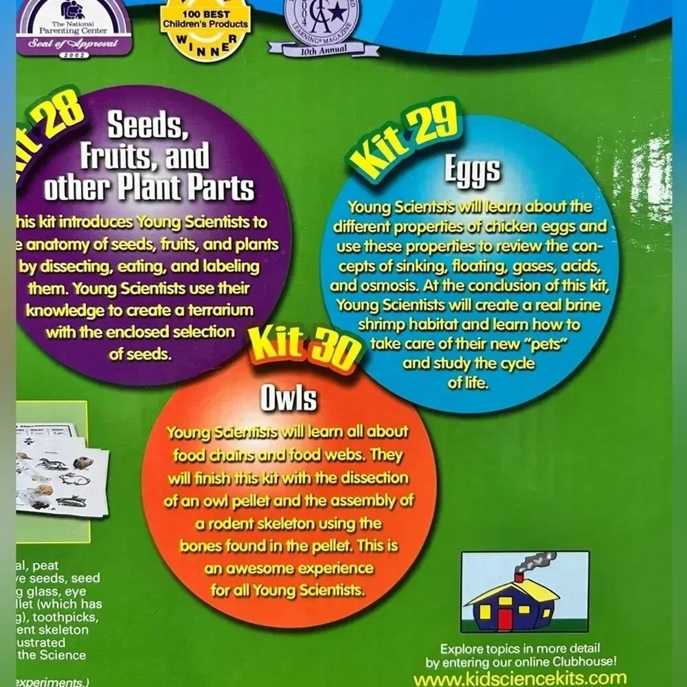 Young Scientists Club Science 3 kits for hours of fun Sealed Ages 5+ New